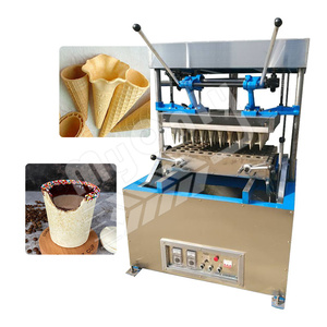 MY Industrial Máquina automática para hacer conos de gofres <span class=keywords><strong>Mini</strong></span> máquina comestible para hacer tazas de café y galletas - Product Image 1