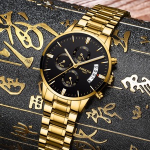 Reloj de Hombre de Lujo con Correa de Acero Inoxidable 316L y Cierre de Mariposa, Primavera 2026, con Tres Subesferas Luminosas y 6 Agujas de Cuarzo - Product Image 3
