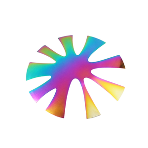 Coupe-ongles professionnel en acier inoxydable pour extension d'ongles, forme V plate japonaise colorée, pour salon de manucure, facile à utiliser pour la pose de faux ongles français - Product Image 1