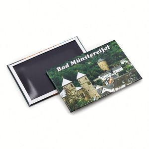 Imanes de nevera personalizados de estaño con foto de paisaje turístico, recuerdo, buen precio - Product Image 5