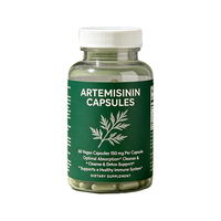 Capsules de poudre d'extrait d'artémisinine à marque privée OEM, complément alimentaire à base de plantes pour soutenir le système immunitaire