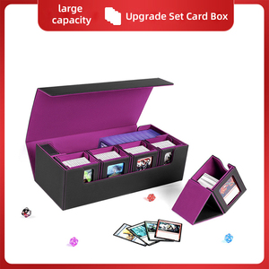 Nueva caja de tarjeta magnética de doble fila de gran capacidad, soporte de bloque de tarjeta de dados desmontable, juego de ventana de estrella, caja de tarjeta - Product Image 2