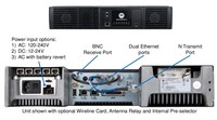 Radio Base Profesional Motorola SLR8000 100W con Fuente de Alimentación Integrada, Repetidor Digital/Analógico DMR