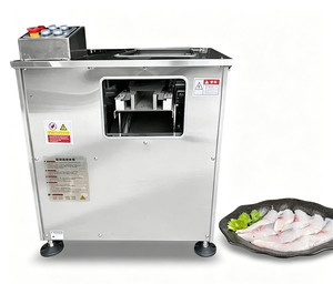 Trancheuse Commerciale à Coupe Oblique Entièrement Automatique pour Fruits de Mer, Poisson, Saumon, Calmar, Foie et Tripes - Product Image 1