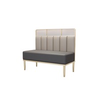 Ensemble table et chaises de restaurant de luxe commercial, canapé banquette mural pour restaurant de café, restaurant occidental, restaurant BBQ