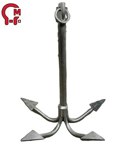 Hameçon pliable HLM à quatre branches, structure compacte, gain de place, portable pour bateaux pneumatiques et embarcations de pêche - Product Image 5