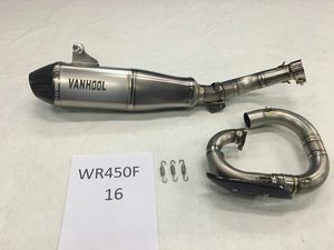 Tubo silenciador de escape de motocicleta de titanio de alto rendimiento para Yamaha <span class=keywords><strong>WR450F</strong></span> <span class=keywords><strong>2016</strong></span> - Product Image 4