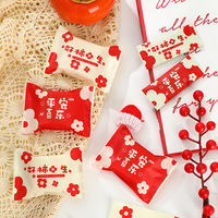 Sacs d'emballage pour biscuits aux flocons de neige du Nouvel An |   Sachets individuels scellés pour nougats, bonbons et biscuits (vente en gros)