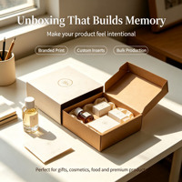 Boîte cadeau en papier rigide personnalisée de luxe, couleur et taille personnalisées, emballage recyclable pour produits de marque, cadeau