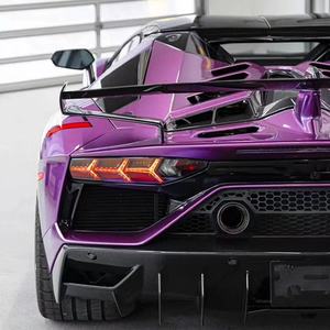 Kit de carrocería estilo <span class=keywords><strong>SVJ</strong></span>, alerón de parachoques delantero, capó de escape, kit de carrocería para <span class=keywords><strong>Lamborghini</strong></span> LP700 LP720 LP750 - Product Image 5