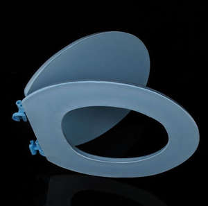 Tapa de Inodoro de <span class=keywords><strong>Cierre</strong></span> <span class=keywords><strong>Suave</strong></span> y Acolchado, Universal, Portátil y de Alta Calidad para Baño - Product Image 4