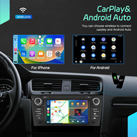 Podofo 2Din Voiture Stéréo Carplay 7 ''Sans Fil Carplay Radios Para Autos 4 + 64G Voiture Stéréo WIFI BT GPS FM RDS Autoradio pour BMW3 E90
