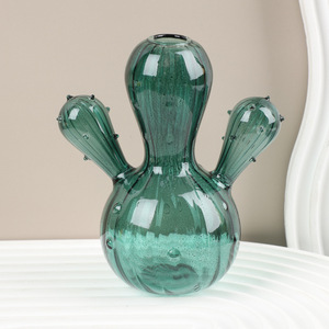 <span class=keywords><strong>Vaso</strong></span> di vetro colorato di Design <span class=keywords><strong>Cactus</strong></span> soffiato a mano <span class=keywords><strong>per</strong></span> fiori di vetro Premium e <span class=keywords><strong>vaso</strong></span> di cristallo - Product Image 4