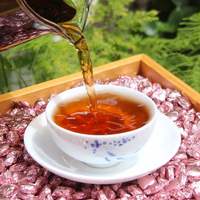 Pâte de thé Pu'er en forme de cœur, thé concentré, thé aux herbes pour un ventre plat