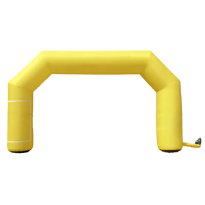 Precio de fábrica <span class=keywords><strong>AIRFUN</strong></span> Alta Calidad Aire sellado negro PVC agua flotante volar arco inflable deportes línea de meta arco - Product Image 5