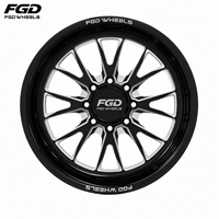 Roues de camion personnalisées 22x12 24x14 26x16 chromées polies tout-terrain forgées pour GMC Chevy Ford F150 F250 F350