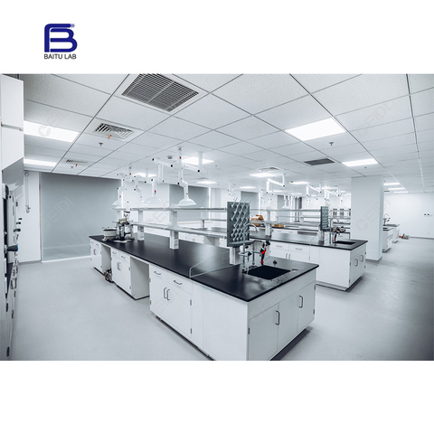 Factory Price Laboratory Table Wood Steel Workbench Chemical Resistant Lab Top Work Bench Furniture
