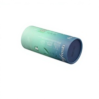 Emballage en tube de carton recyclable écologique avec logo personnalisé, boîte cylindrique en papier pour bombes de bain, savon, sel