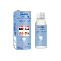 Anneau de dentition solide en plastique transfrontalier Matériau de supplément interdentaire Vampire Adhésif pour prothèses dentaires Bandes de blanchiment des dents chaudes