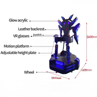 Machine de jeu VR JiaYi High Stability Dark Wings : Expérience hyper immersive, design visuel emblématique, équipement VR pour centre commercial