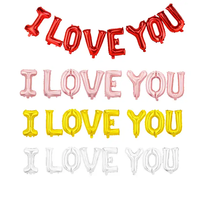 16 pouces je t'aime ballon or argent Rose or saint valentin décor de fête de mariage t'aime ballon saint valentin ballon