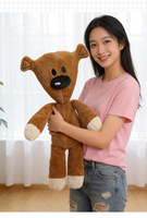 Ours en peluche Mr. Bean multi-tailles, jouet apaisant, ornement, cadeau d'anniversaire, cadeau de fêtes, jouet pour machine à griffes, cadeau pour couple
