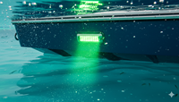 Lumière LED submersible DAMAVO à haut lumen en acier inoxydable 12-24V 3.8W étanche IP68 pour opérations de plongée sous-marine marine