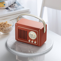 Mini-enceinte sans fil rétro P19, radio FM vintage, interface USB portable, enceintes décoratives classiques, lecteur de musique de voyage