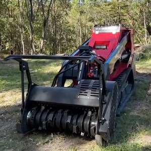 מעמיס קומפקטי דגם Derette XC1100 עם מכסחת יער הידראולית למכירה - Product Image 2