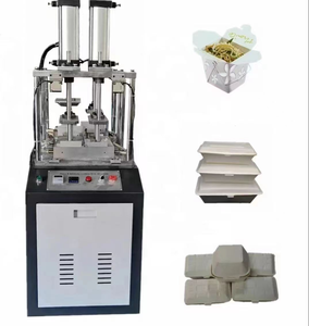 Double stations Food PE coating Paper lunch box making machine sweet box forming machine
