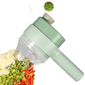 Picadora Manual de Alimentos, Cortadora de Verduras, Picadora de Carne, Cuchillas de Acero Inoxidable - Product Image 1