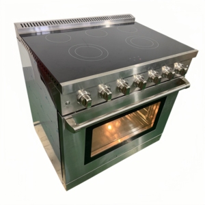 36 pulgadas 5.5 pies cúbicos Horno de Inducción Independiente con Convección y Freír con Aire, 5 Elementos de Inducción e Indicador Luminoso - Product Image 5