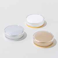 Conteneur à pilules transparent en PS de qualité supérieure 100CC à double compartiment en acrylique, avec bouchon à vis, pour capsules de soins de santé et stockage de médicaments