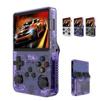 Console de jeu portable rétro R36S Mini, ArK OS Rockchip RK3326, 64 Go/128 Go, 3000 mAh, 3,5 pouces, 640 x 480, couleur, Wi-Fi, 15000