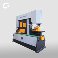 Machine hydraulique de découpe et de poinçonnage CNC pour acier cornière, acier profilé et barres plates