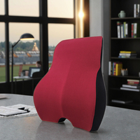 Coussin de Soutien Lombaire en Mousse à Mémoire de Forme Réglable Bidirectionnel pour Chaise de Bureau et Voiture, Ergonomique, Soulagement de la Douleur, Massage