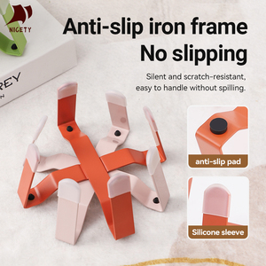 Meilleure Vente : Gamelle Empilable Durable pour Animaux de Compagnie en Acier Inoxydable de Qualité Alimentaire avec Support Antidérapant et Conception de Protection du Cou - Product Image 3