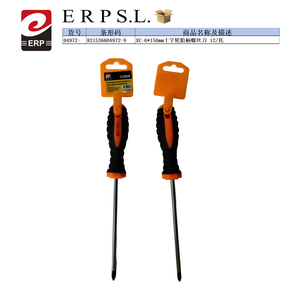 Tournevis à tête Phillips 6x150mm avec poignée, lot de 12 - Product Image 1