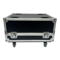 Flight case en aluminium et contreplaqué sur mesure avec 4 roues pour haut-parleur TP-A210 de 10 pouces, étui de protection durable pour enceinte Line Array