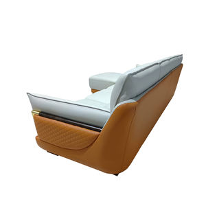 Nuovo arrivo italiano europeo Design postmoderno luce di lusso in vera pelle Chesterfield divano Set componibile per <span class=keywords><strong>soggiorno</strong></span> - Product Image 2