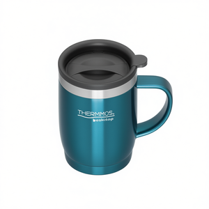 Thermos Desktop Mug Tc Stainless Steel 12 Oz Insulated Travel <b>Coffee</b> Cup With Lid For Office Use - Product Image 2