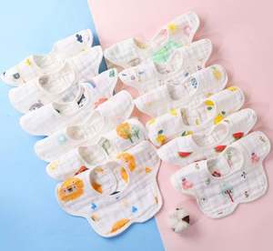 Nuevo Babero Desechable Impermeable de Gasa de Algodón Suave con Encaje, Babero con Volantes para Bebés, Toalla de Saliva para Niños, Bolsa para Alimentar a Bebés - Product Image 4