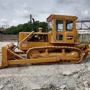 Machine de terrassement utilisée Caterpillar D6D D6G D6R Bulldozers sur chenilles Vente chinoise bon marché avec moteur central en stock - Product Image 4