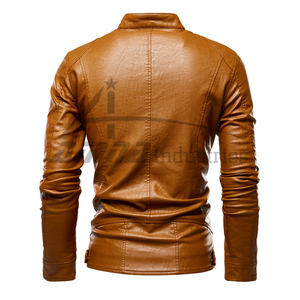 Personnalisé Fait Nouveau Style Homme Mode Veste En cuir Au Pakistan Offre Spéciale Hiver Veste En Cuir De Mode - Product Image 4