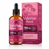 Gouttes de Valériane Haute Puissance 4 fl oz Format Économique avec L-Théanine et Camomille pour une Absorption Maximale Bien-être ODM