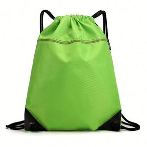Mochila Personalizada con Cordón de Doble Ajuste, Bolsa de Almacenamiento Portátil, Bolsa con Cordón de Poliéster - Product Image 4