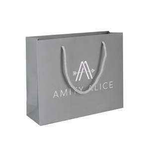 Bolsas de compras de papel biodegradable Kraft personalizadas con logotipos - Product Image 6