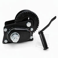 Treuil de bateau autobloquant avec frein automatique et sangle personnalisable en acier pour le remorquage de yachts et de remorques