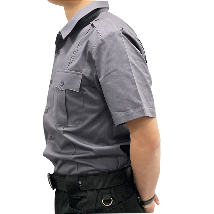 Factory Supply Wholesale Security Uniform Shirt Customize Officer Security Guard Uniform Shirts