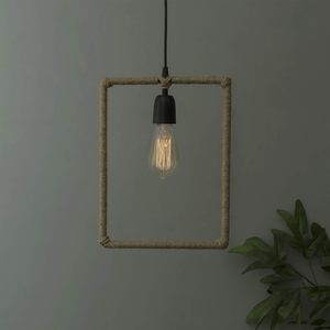 Rectangle Shape LED Bulb Pendant <b>Light</b> Indoor & Outdoor Decorative Ceiling Chandeliers Pendant <b>Lights</b> Supply Decorative Lamp - Product Image 6